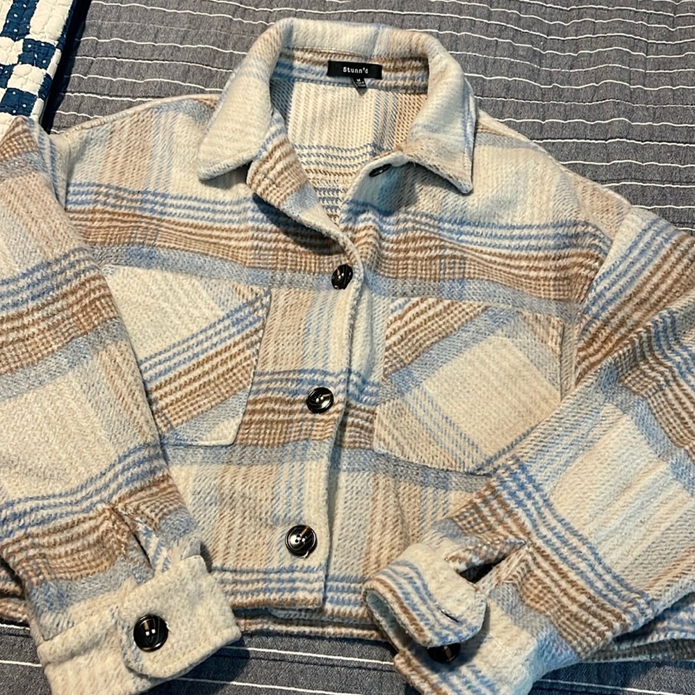 Plaid Crop Jacket